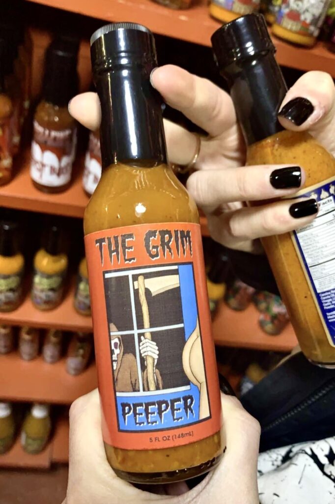 I love hot sauce packaging