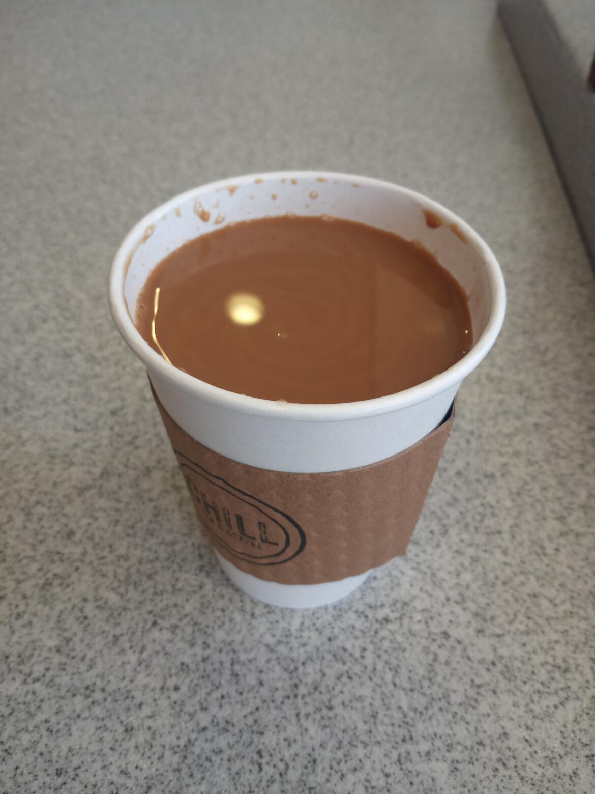 I tried out a Mexican mocha from Chill Tea and Coffee today.