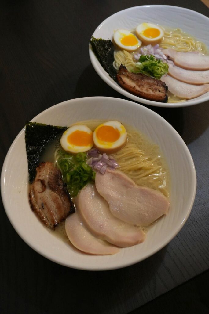 SV chicken breast in homemade Hakodate Shio Ramen