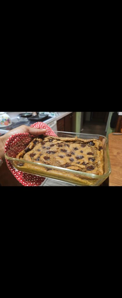 Pumpkin Chocolate chips baked oats 312 Cals for whole container Pumpkin Chocolate chips baked oats 312 Cals for whole container