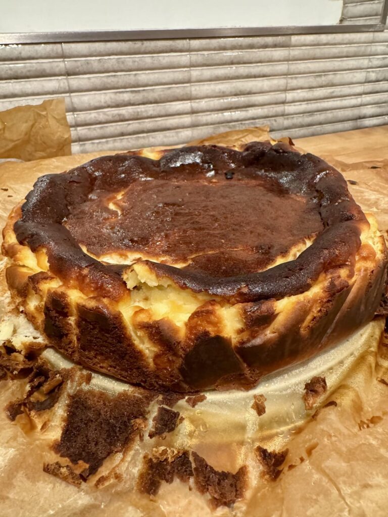 Bbq basque cheesecake
