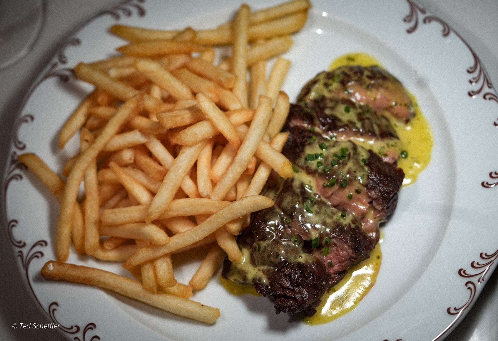 Steak Frites at Le Depot Brasserie 