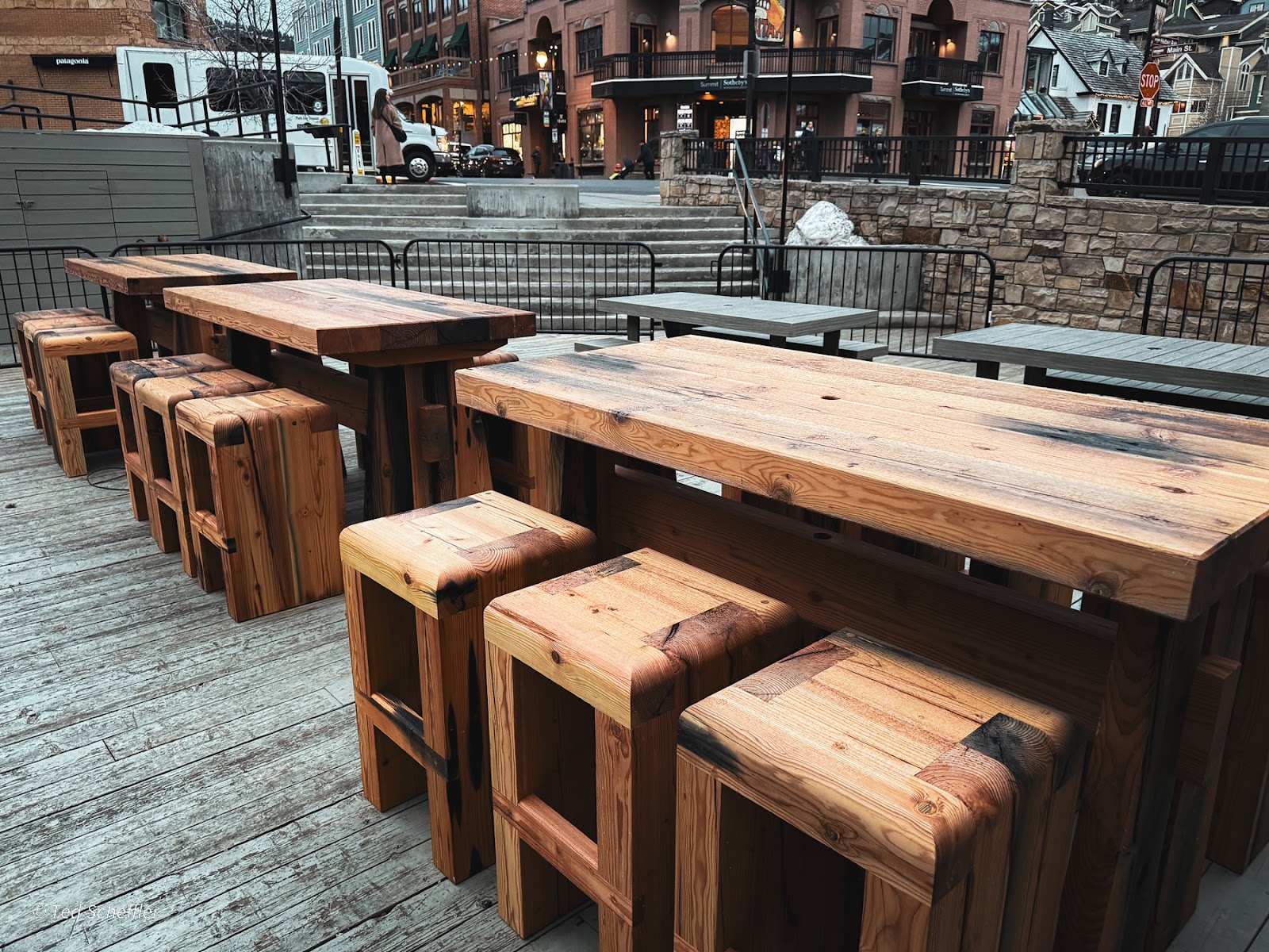 Patio at Le Depot Brasserie 