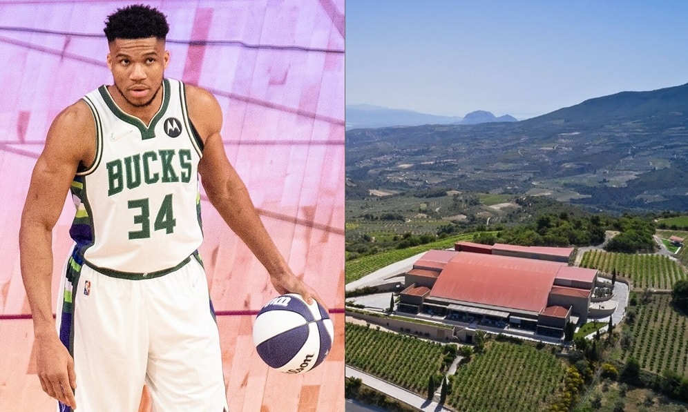 Giannis Antetokounmpo winery Greece