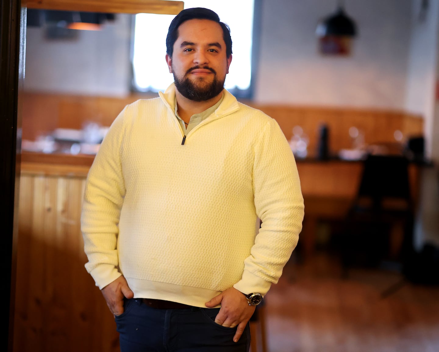 Owner Tomas Pelaez of Gardel in Providence, R.I.
