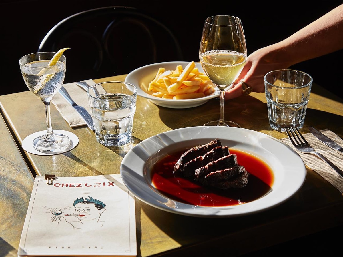 Chez Crix menu