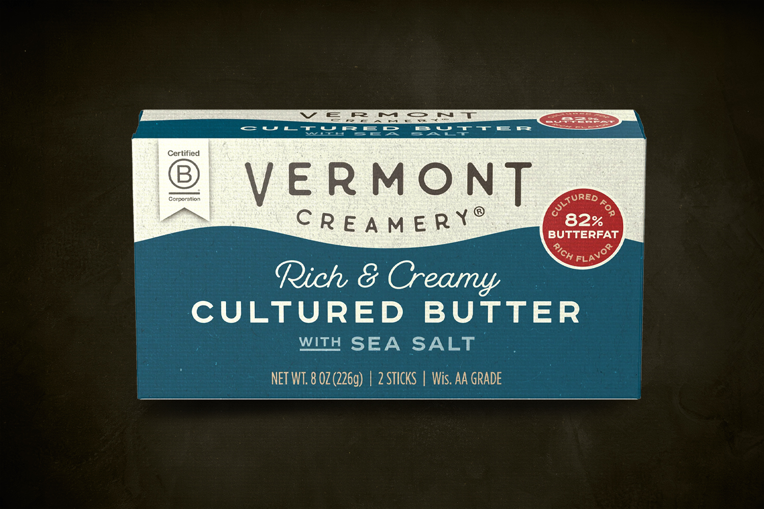 Vermont Creamery Cultured Butter With Sea Salt