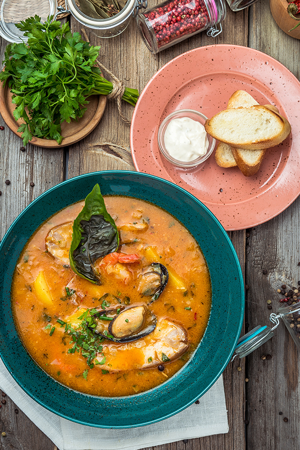 Bouillabaisse healthy French cuisine