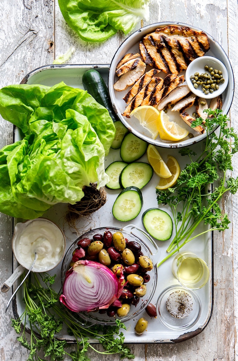 Mediterranean Lettuce Wraps