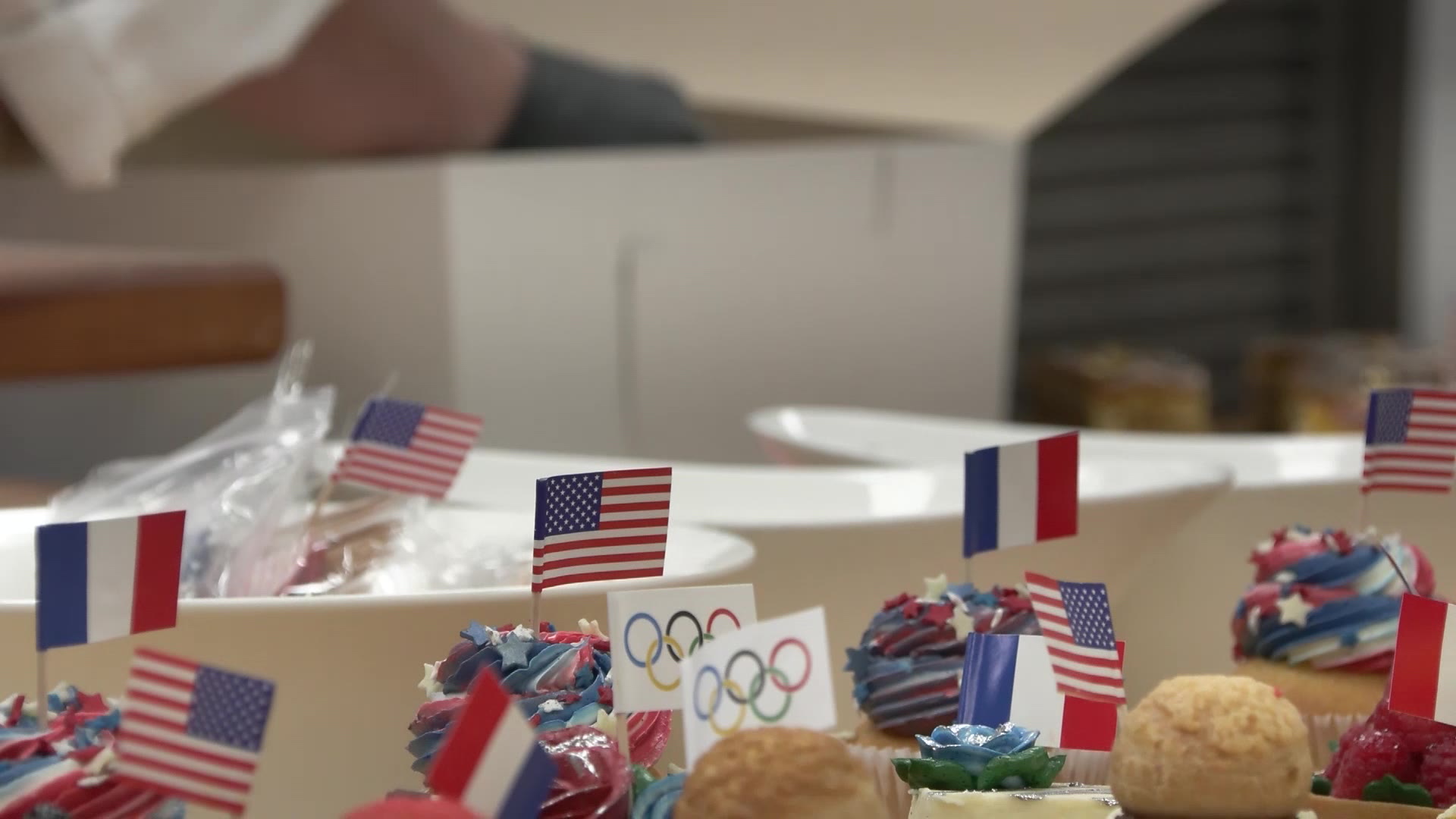 Unique Summer Games pastries that were baked to celebrate the Olympics. 
