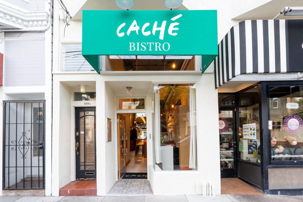 The exterior of Caché in San Francisco.