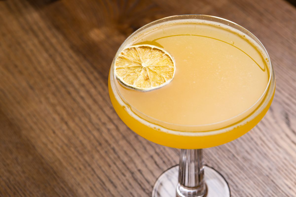 Food and drinks from Caché in San Francisco.