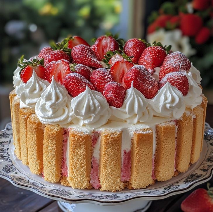 Charlotte Russe Cake