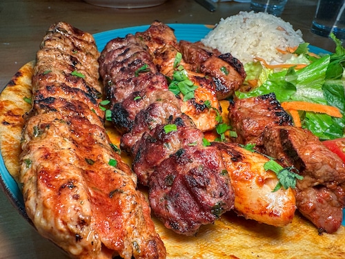 Dinner at K Kurdish Mediterranean Restaurant, Tully, N.Y.