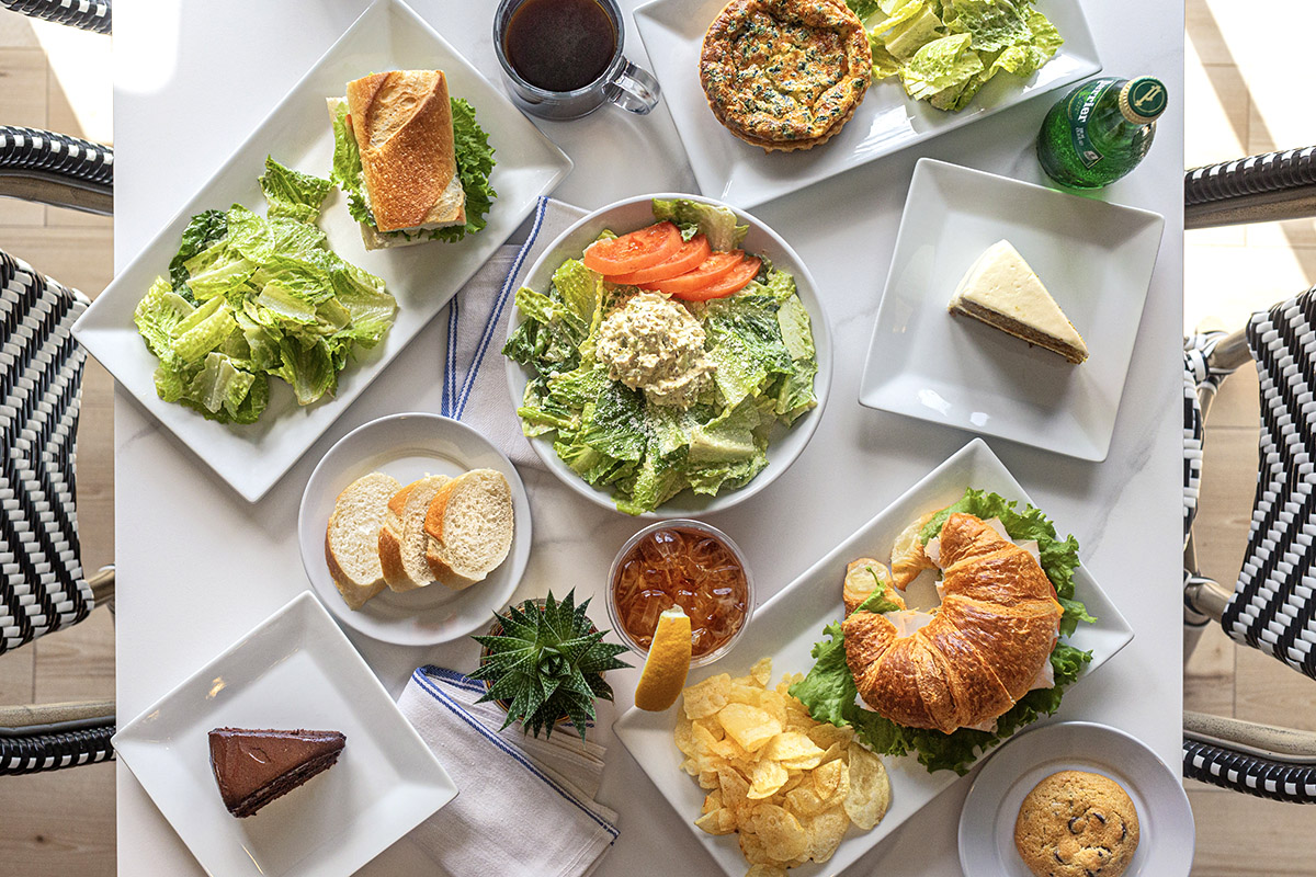 lunch options at French Gourmet Bakery