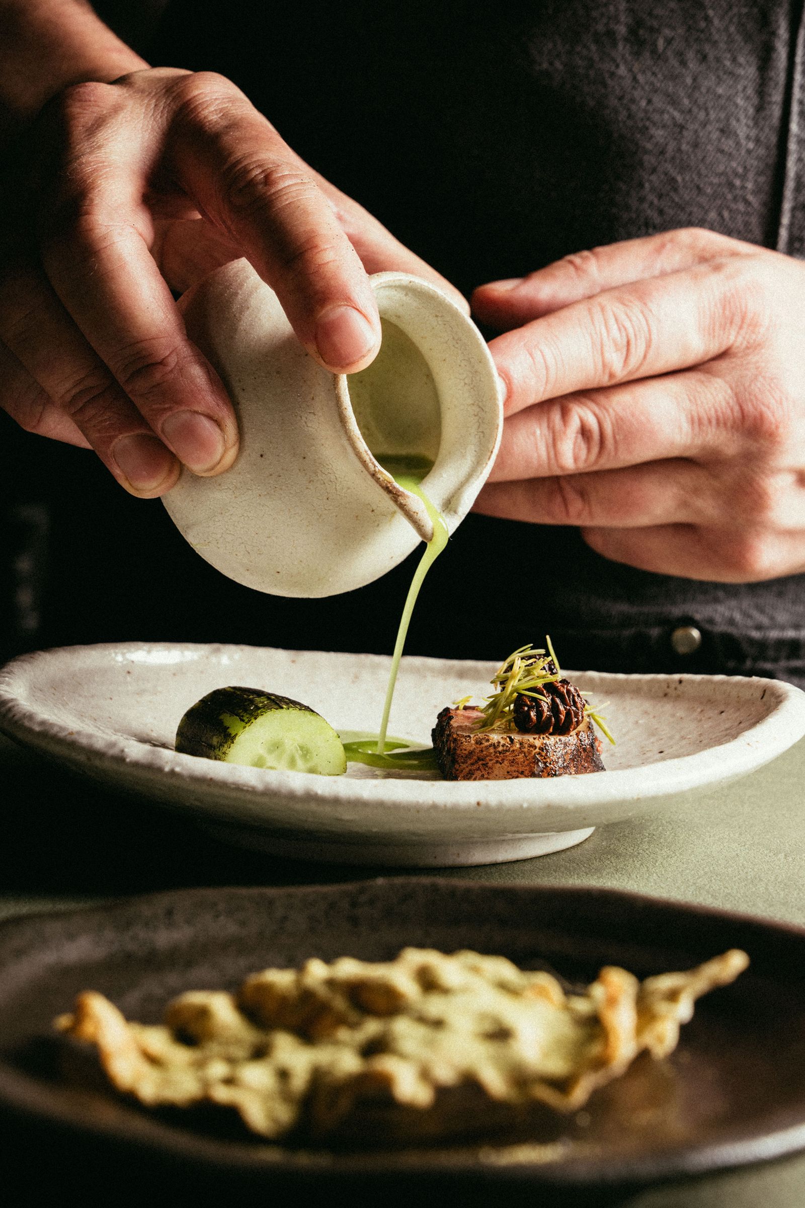 Image may contain Food Food Presentation Cooking Pouring Food Baby Person Plate and Cup