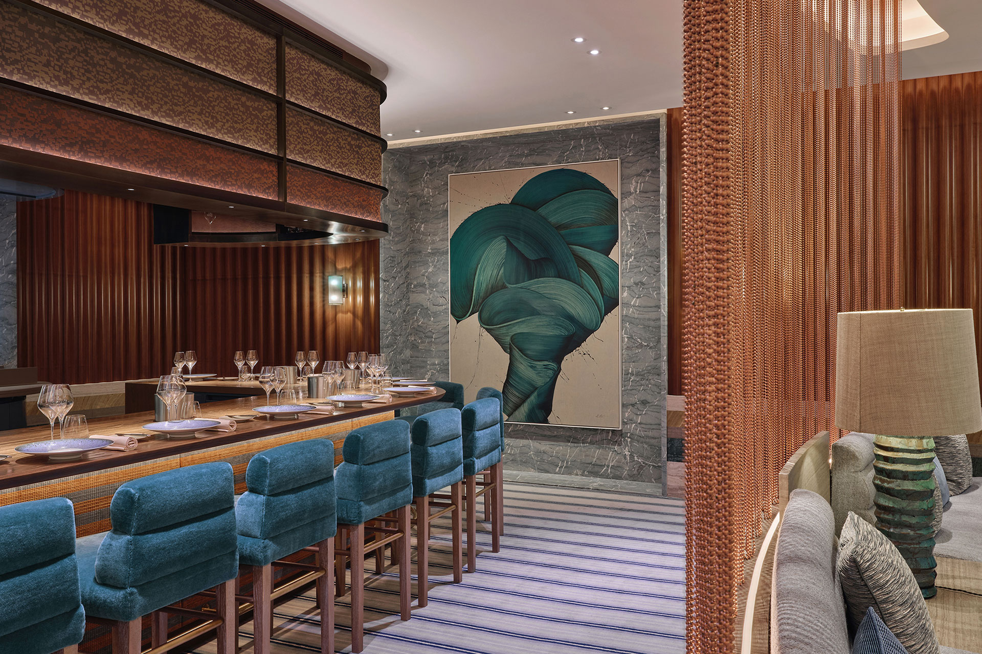 Pavyllon at Hotel Review: Four Seasons Hotel London at Park Lane, Mayfair