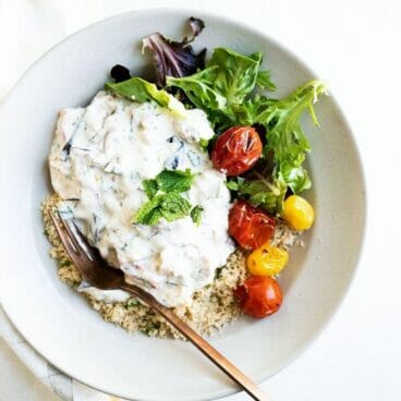 Grilled Eggplant Salad with Yogurt | A Couple Cooks