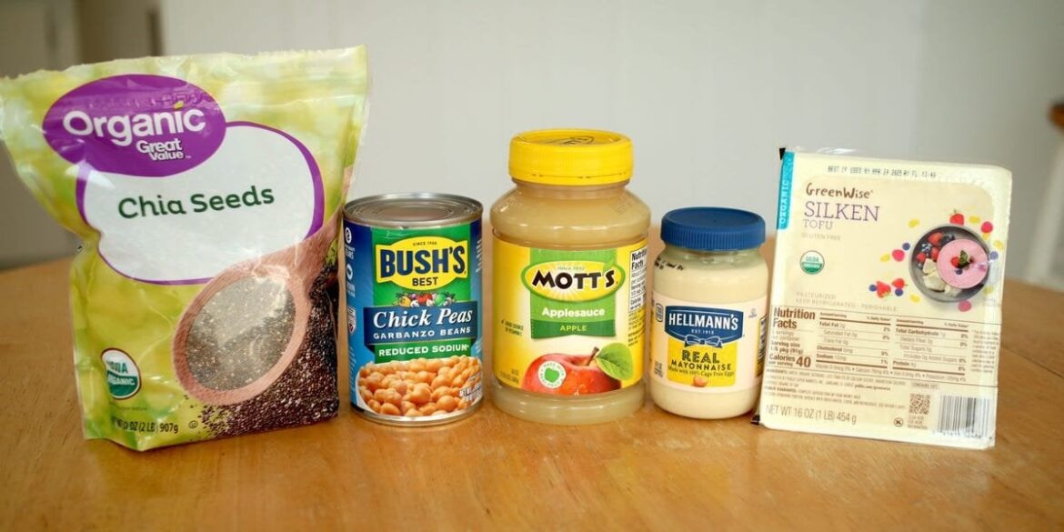 Egg replacements in baking