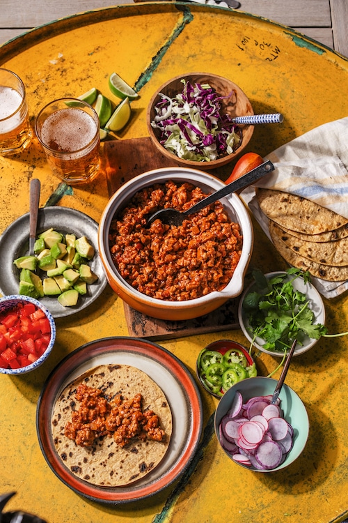 Michael Symon's sloppy joe tacos