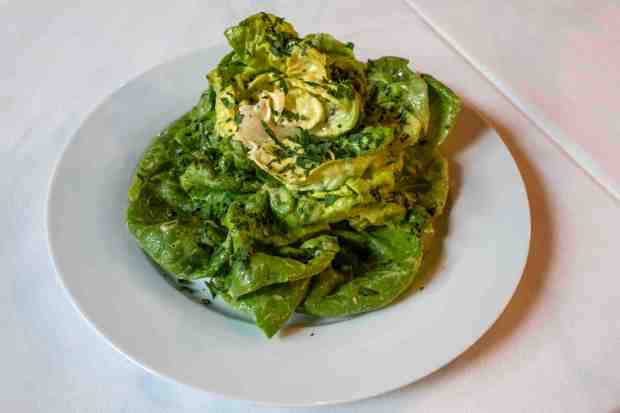 Bibb Salad with champagne vinaigrette and fine herbs at Deux Bistro in Woodland Hills on Thursday, Sept. 26, 2024. (Photo by Hans Gutknecht, Los Angeles Daily News/SCNG)