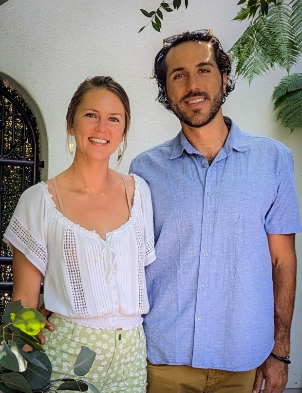La Jolla natives Brooke Robertson and Giovanni Doemeny are the founders of Salt + Soil. (Salt + Soil)
