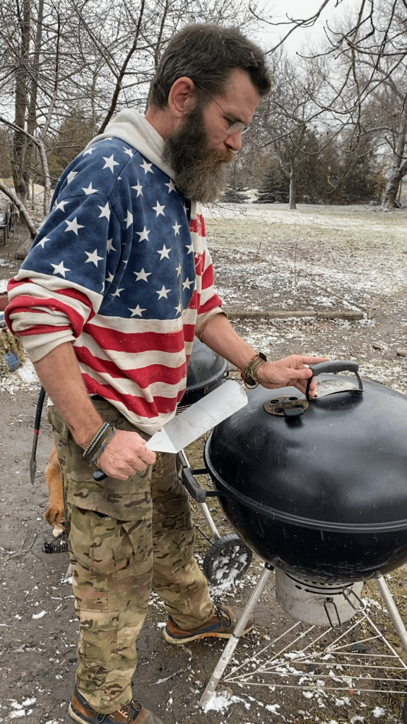 I’m just wondering—are there still Americans who support an American who “just does BBQs” at the frontline in Ukraine?