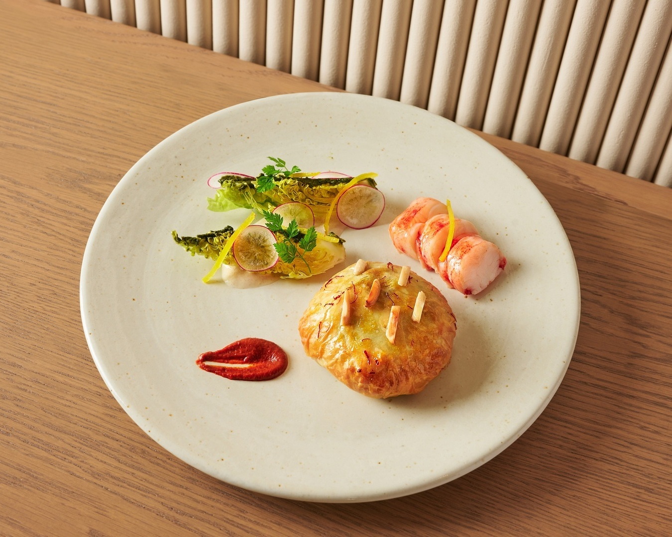 Maison Boulud lobster dish