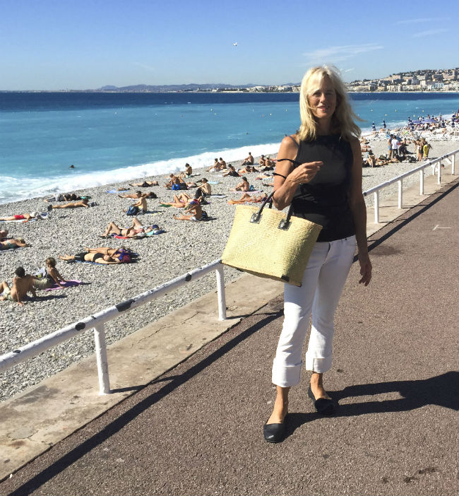 Mary Kay Seals, promenade des Anglais