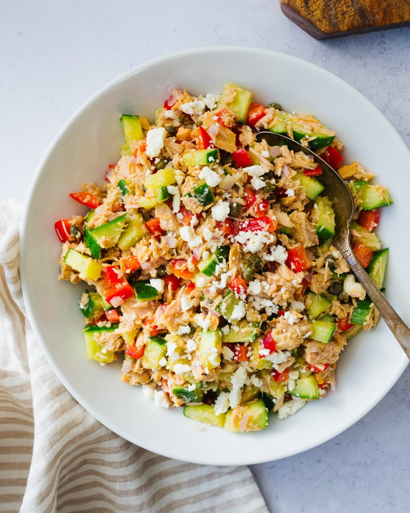 Mediterranean tuna salad