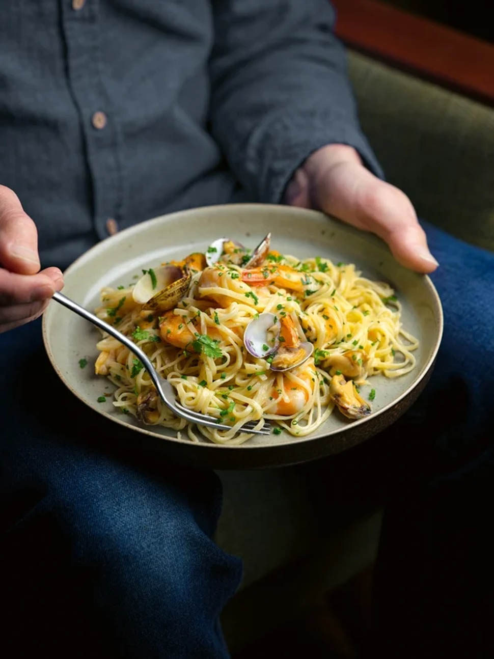 Michel Roux Jr Tagliolini seafoo Christian Barnett PA