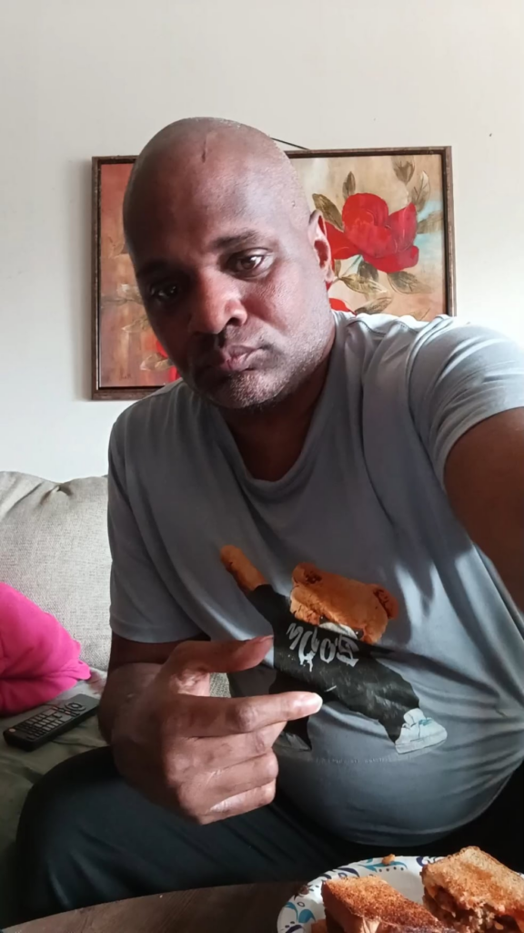 Good meal of the day homemade double cheeseburger