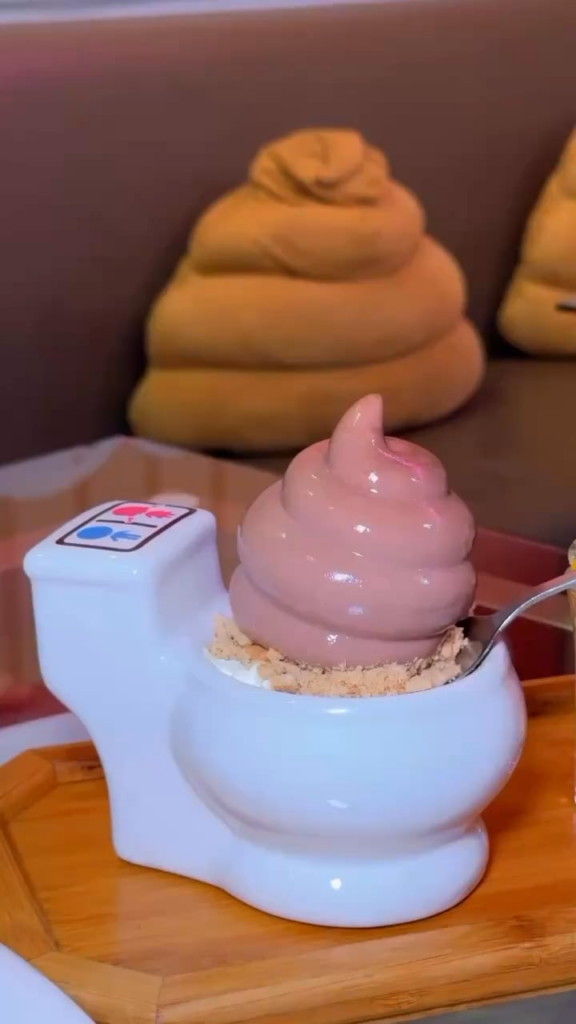 I dont want to eat from a toilet seat