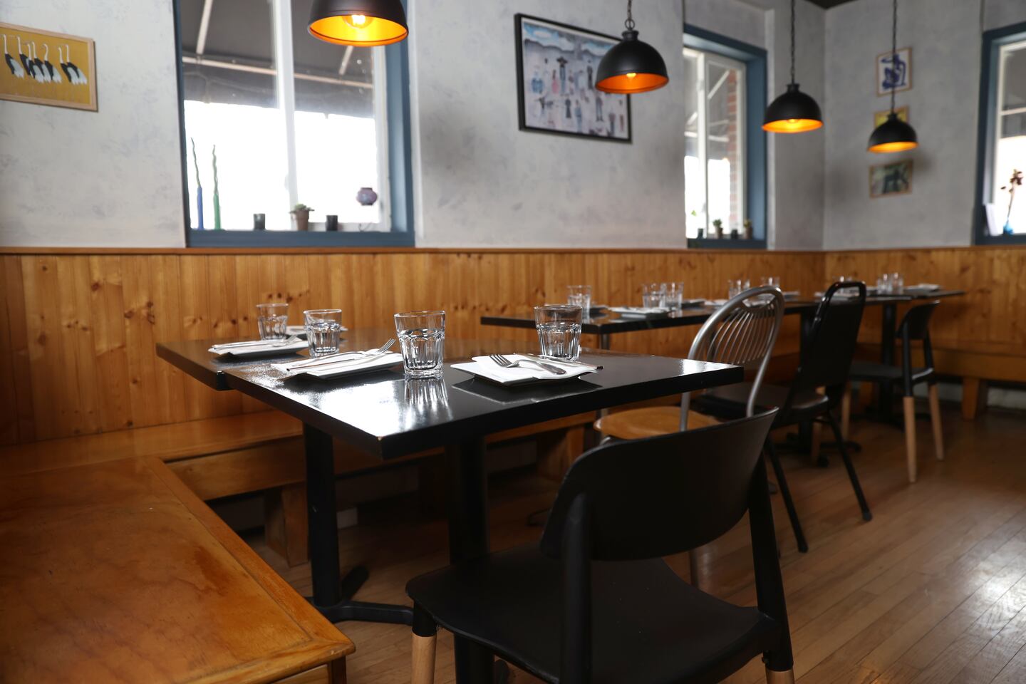 The dining room at Gardel in Providence, R.I.