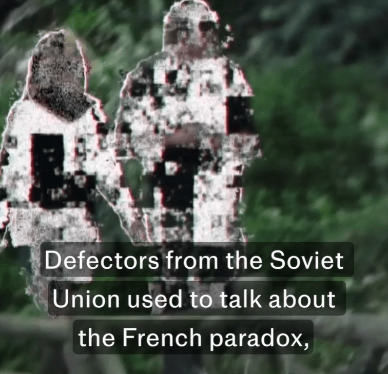 Two spies spoke to the documentary - but had their identities concealed by heavy pixelation