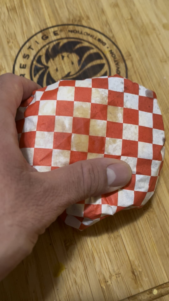 Bacon double cheeseburger