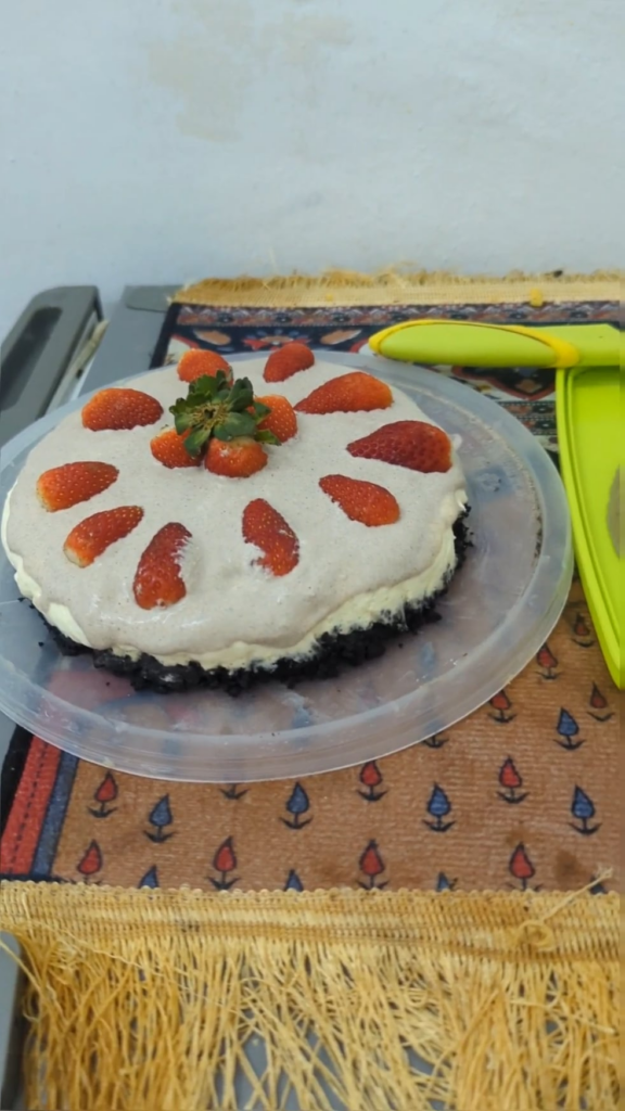 I was so bored alone and made two mediocre cakes to de-stress myself and ate them all alone.