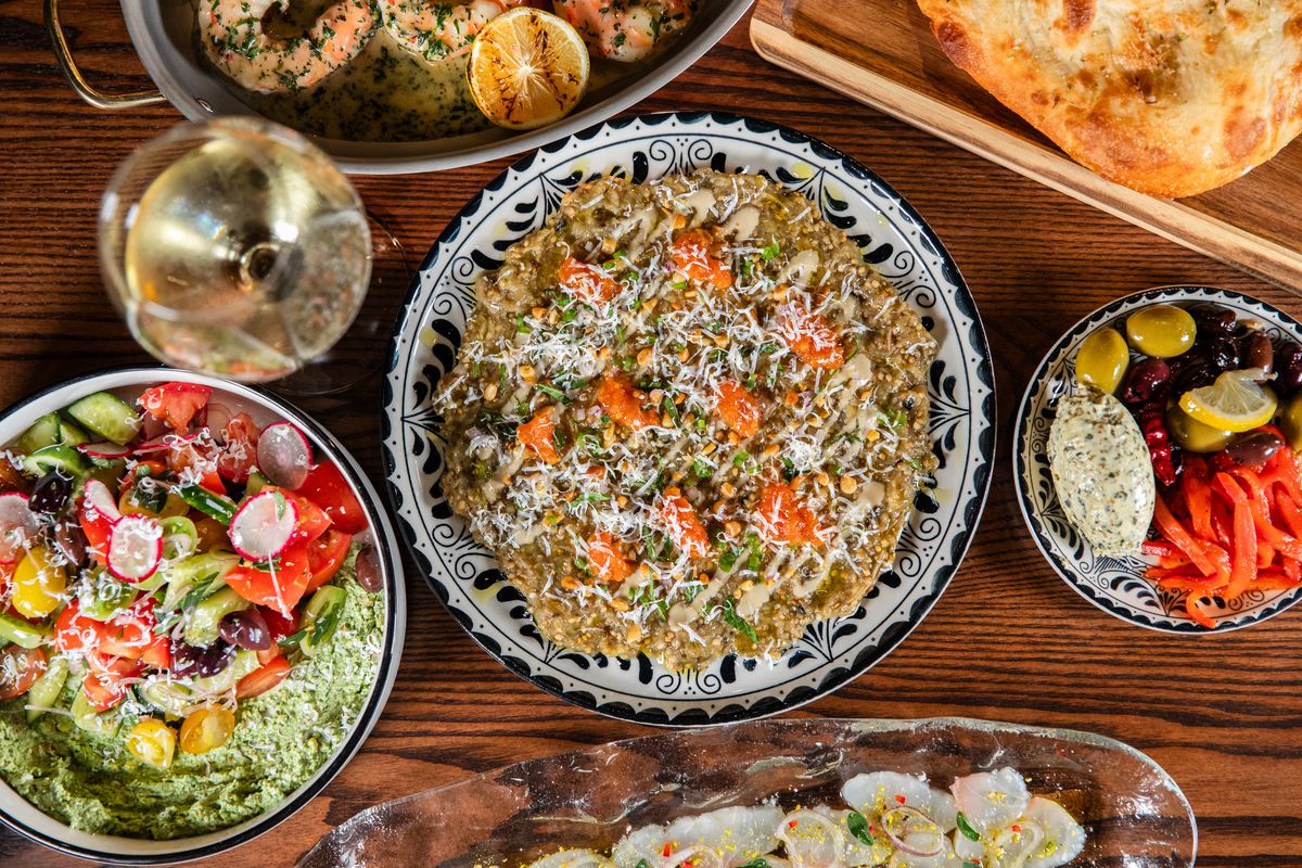 A spread of Okto dishes.