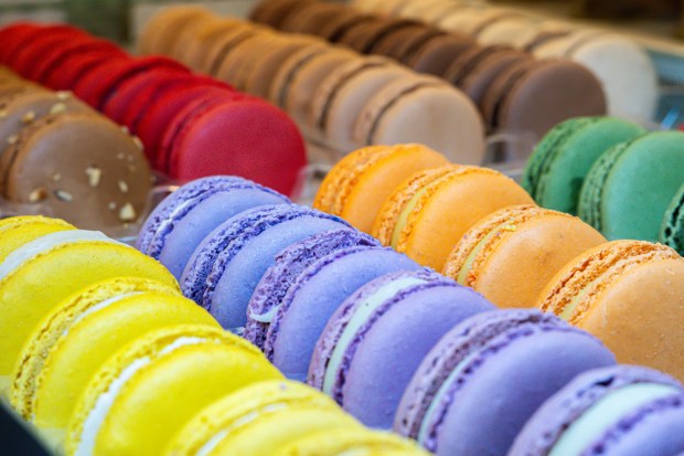 At least a dozen different types of macarons are available daily at Desserts by Clément. (Voila Creative Agency)