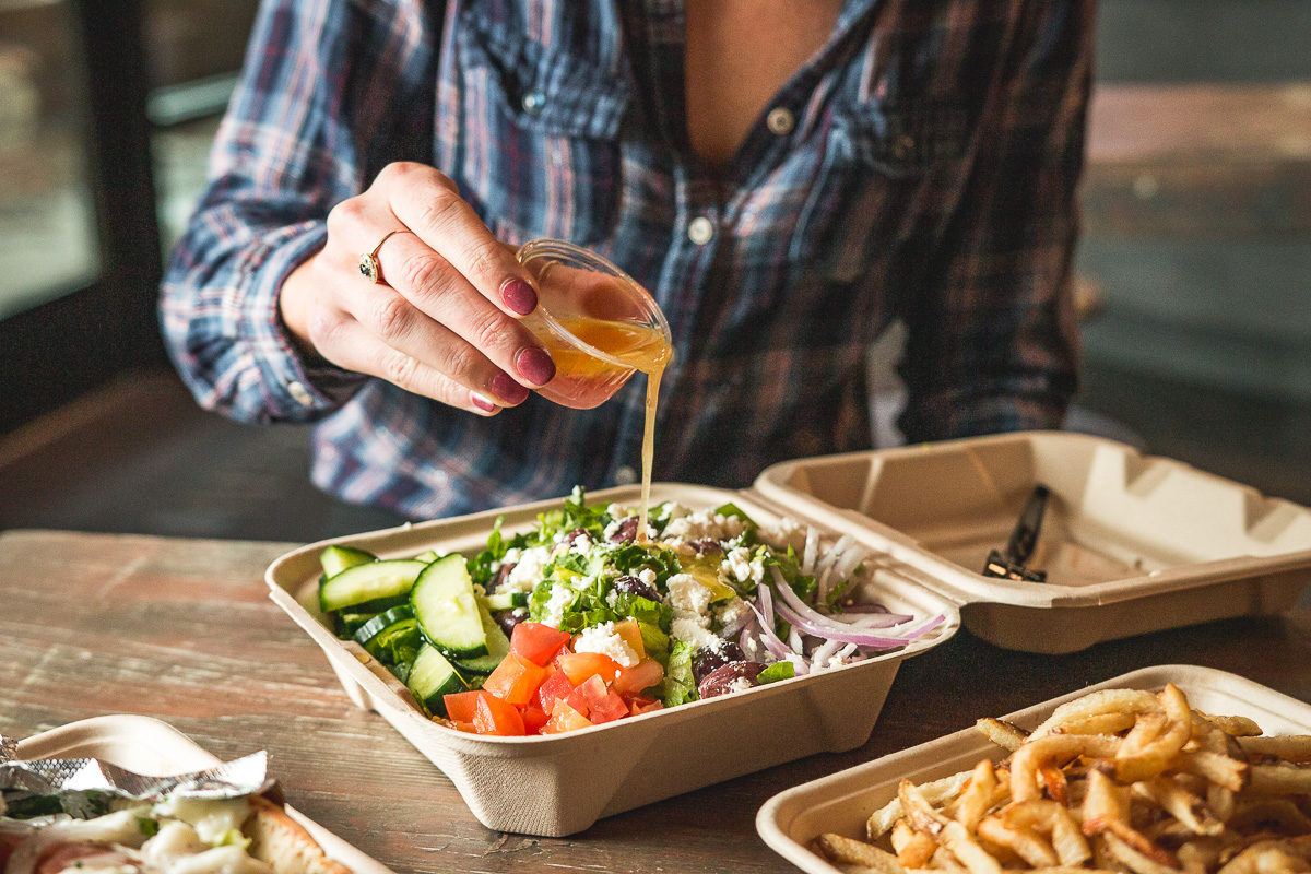 Greek Salad at Urban Pita