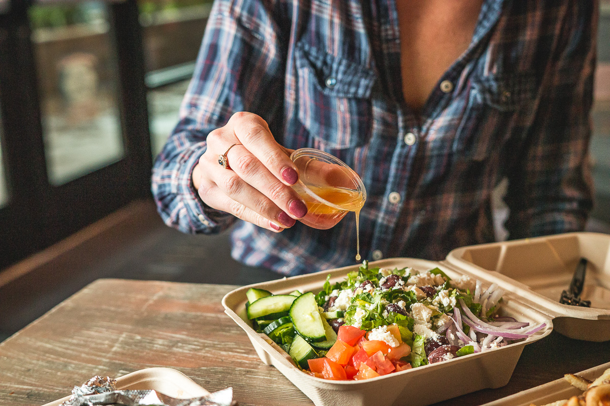 Greek Salad at Urban Pita