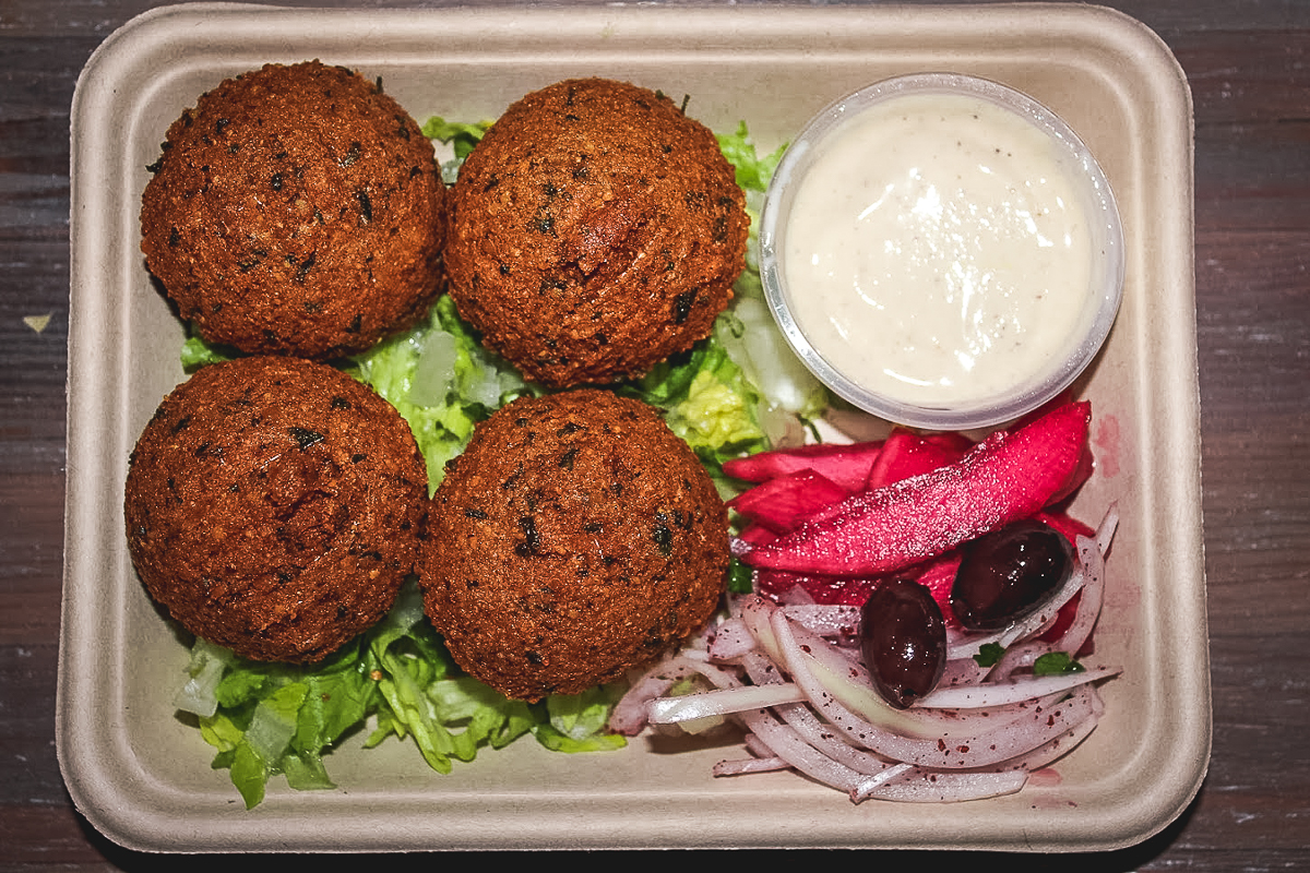 Falafel appetizer at Urban Pita (Credit: Ari Alexander)