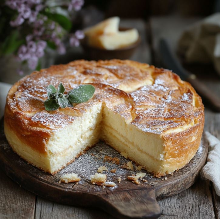 Traditional Gateau Basque Cake