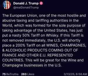 wine tariff
