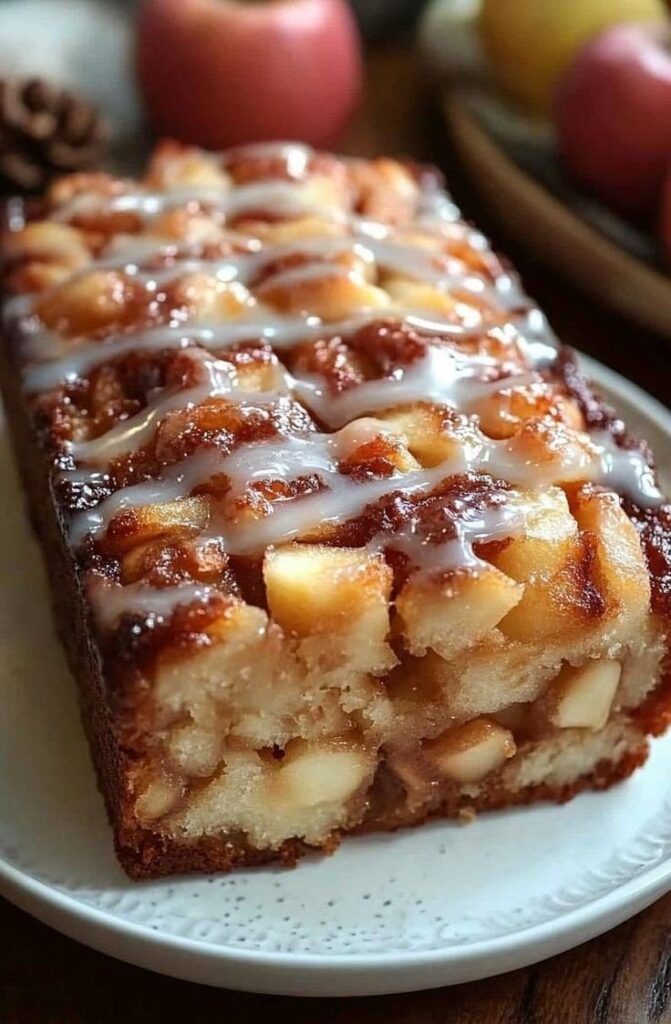 Homemade Cinnamon Swirl Apple Bread
