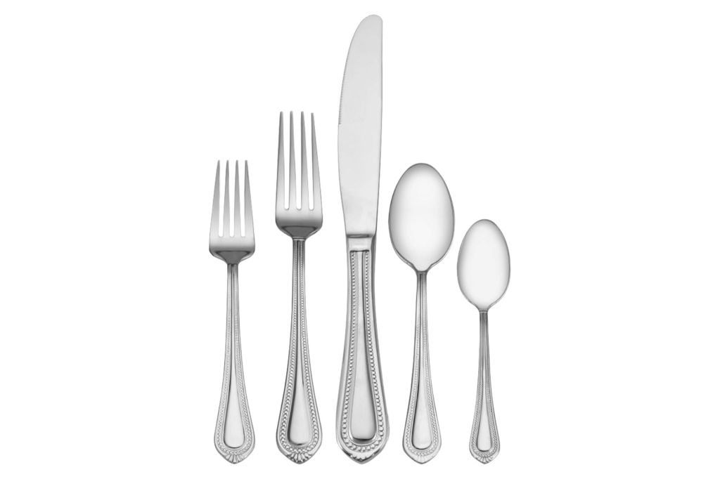 A set of silverware.