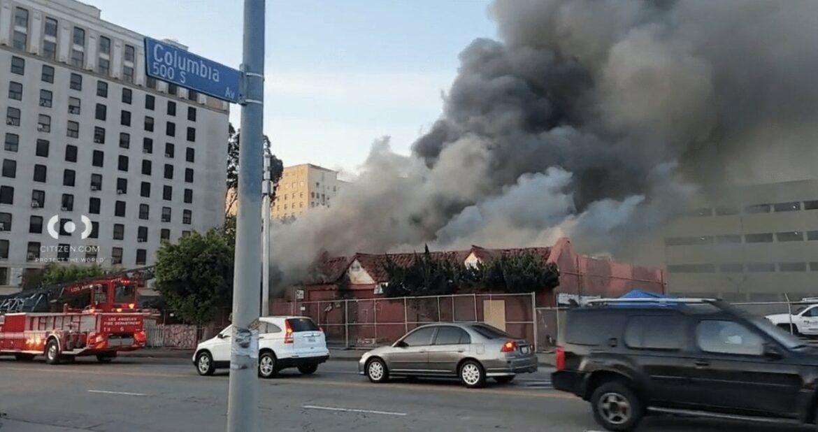 Pacific Dining Car burned down this morning…. Pacific Dining Car burned down this morning....