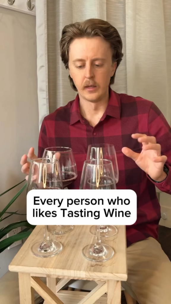 Is tasting wine really like this?