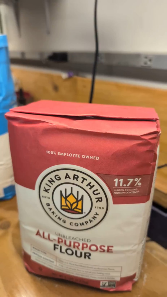 How I open a bag of flour without tearing it to pieces