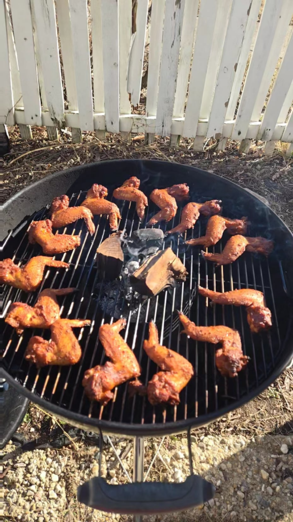 Finally a warm day. Wings